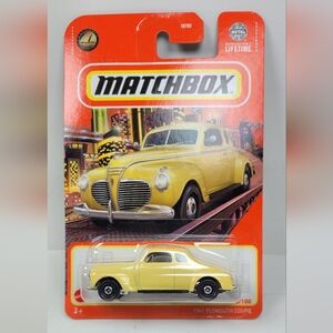 Match Yellow 1941 Plymouth Coupe Toy Car